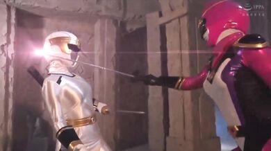 THP-097 Super heroine close call! ! Vol.97 Konin Sentai Shinobinger Shinobi White Mio Kamishira - Mio Ueshiro