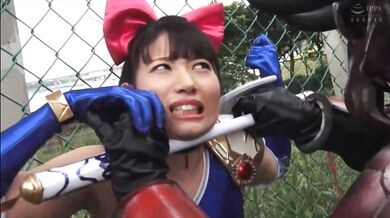 THP-095 Super heroine close call! ! Vol.95 Pretty Soldier Chia Sapphire ~Baton of Forbidden Evil~ - Driftwood Sara