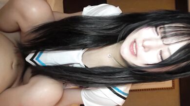 FC2-PPV-4744116 【Uncensored】 Fair-skinned, beautiful-complexioned black-haired gal! White sailor uniform unleashes her wild side⤴ Fair-skinned women really are the best! Swallowing and creampie ※Bonus high-definition