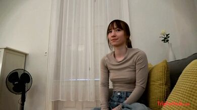 Creampie in the incredibly tight, smooth, and slippery Russian pussy from FC2-PPV-4519581. She also gave her best shot at a blowjob with her small mouth. That felt amazing too.