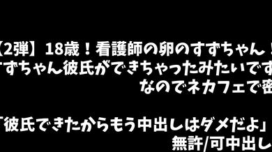 FC2-PPV-3968195 [Part 2] 18 Years Old! Suzu-chan, the Aspiring Nurse! It looks like Suzu-chan has found a boyfriend... so they’re having a secret rendezvous at an internet café! From “I have a boyfriend now, so no more creampies,” to an unauthorized cream