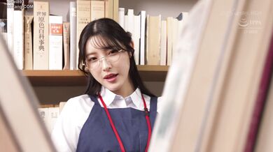 NHDTC-202 A beautiful librarian who likes younger men secretly gives a young man a handjob through a bookshelf, making him ejaculate, and then has sex with him while he tries to suppress his moans, even letting him cum inside her.