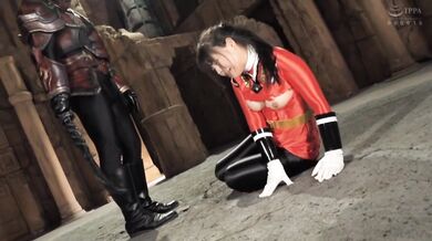 SPSA-097 The Complete Fall of Female Red Buttou Sentai Bushidoger Anka Suzune 675 0
