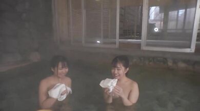 BANK-168 A naughty hot spring trip with petite step-sisters - Misaki Tsukimoto