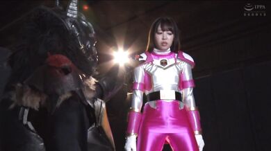 GHOV-091 Evil Organization World Conquest Heroine Complete Defeat Detective Sentai Secure Ranger Kagami Sara