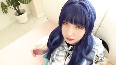 MUKC-053 The true nature of this 148cm tall beautiful cosplayer is... a submissive, horny, sperm-addicted perverted pussy. She is surrounded by strange men at her boyfriend's command and is made to cum inside them as much as she wants, cumming in seconds 