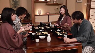 JUQ-704 I can't tell my wife that I got my mother-in-law pregnant... - On a two-day, one-night trip to a hot spring, I lost control and kept cumming inside her. - Miki Mihama