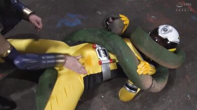 GHNU-092 Sentai Heroine Hermaphrodite Lesbian Hell Galaxy Special Investigation Daytona Ranger - Kanohana